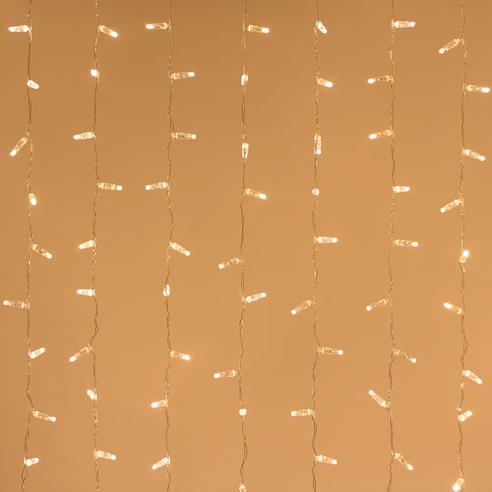 Светодиодная гирлянда ARD-CURTAIN-CLASSIC-2000x3000-CLEAR-760LED Warm (230V, 60W) (Ardecoled, IP65)