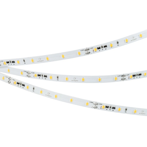 Лента светодиодная IC-A60-8mm 24V Warm3000 (4.8 W/m, IP20, 2835, 10m) (Arlight, стабилизированная)