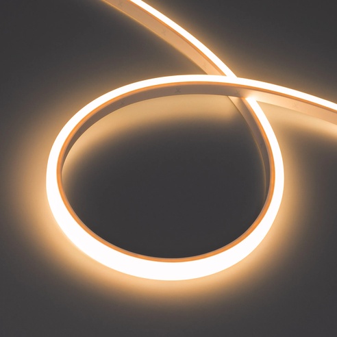 Лента герметичная WAVE-TOP-PU-A144-10x10mm 24V Warm2700 (5 W/m, IP68, 1m, wire x1) (Arlight, Вывод боковой, 3 года)