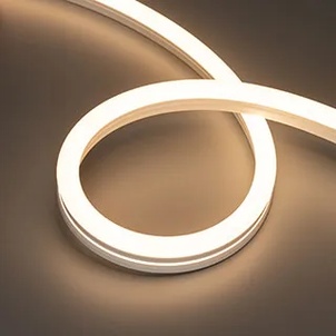 Лента герметичная MOONLIGHT-PRO-SIDE-X320-12x24mm 48V Warm3000 (10 W/m, IP67, 30m, wire x2) (Arlight, Вывод боковой, 7 лет)