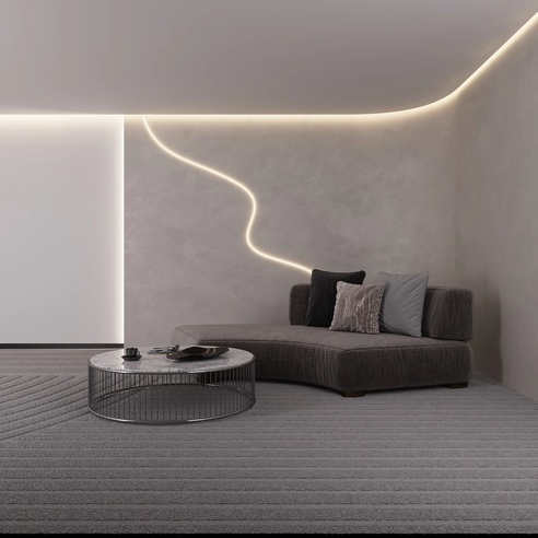 Лента светодиодная герметичная AURORA-PS-A120-12x6mm 24V Warm3000 (10 W/m, IP65, 2835, 5m) (Arlight, Силикон)