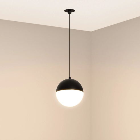 Cветильник SP-EMISFERO-HANG-BUILT-R150-11W Warm3000 (BK, 170 deg, 230V) (Arlight, IP20 Металл, 3 года)