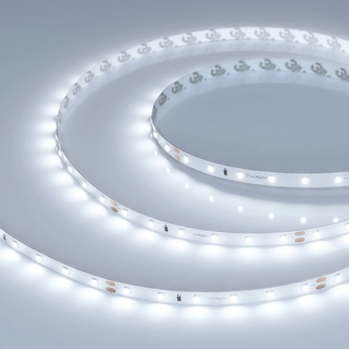 Лента светодиодная UL-A60-8mm 24V White6000 (4.8 W/m, IP20, 5m) (Arlight, 7 лет)