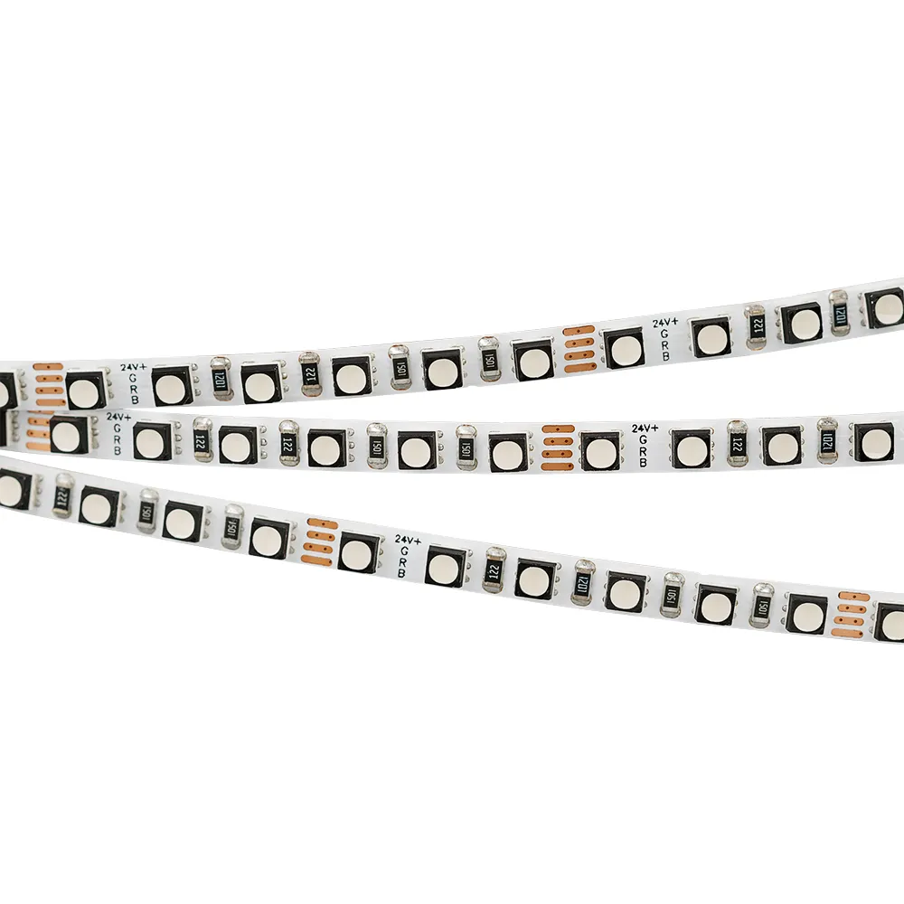 Лента светодиодная MINI-120-24V RGB 5mm (3535, 5m, LUX) (Arlight, 8 Вт/м, IP20)