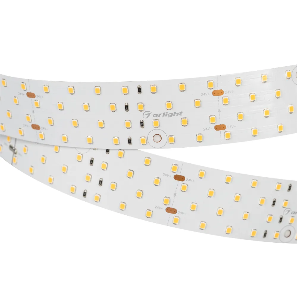 Лента светодиодная RT 2-2500 24V Warm3000 4x2 (2835, 700 LED, LUX) (Arlight, 30 Вт/м, IP20) - изображение товара