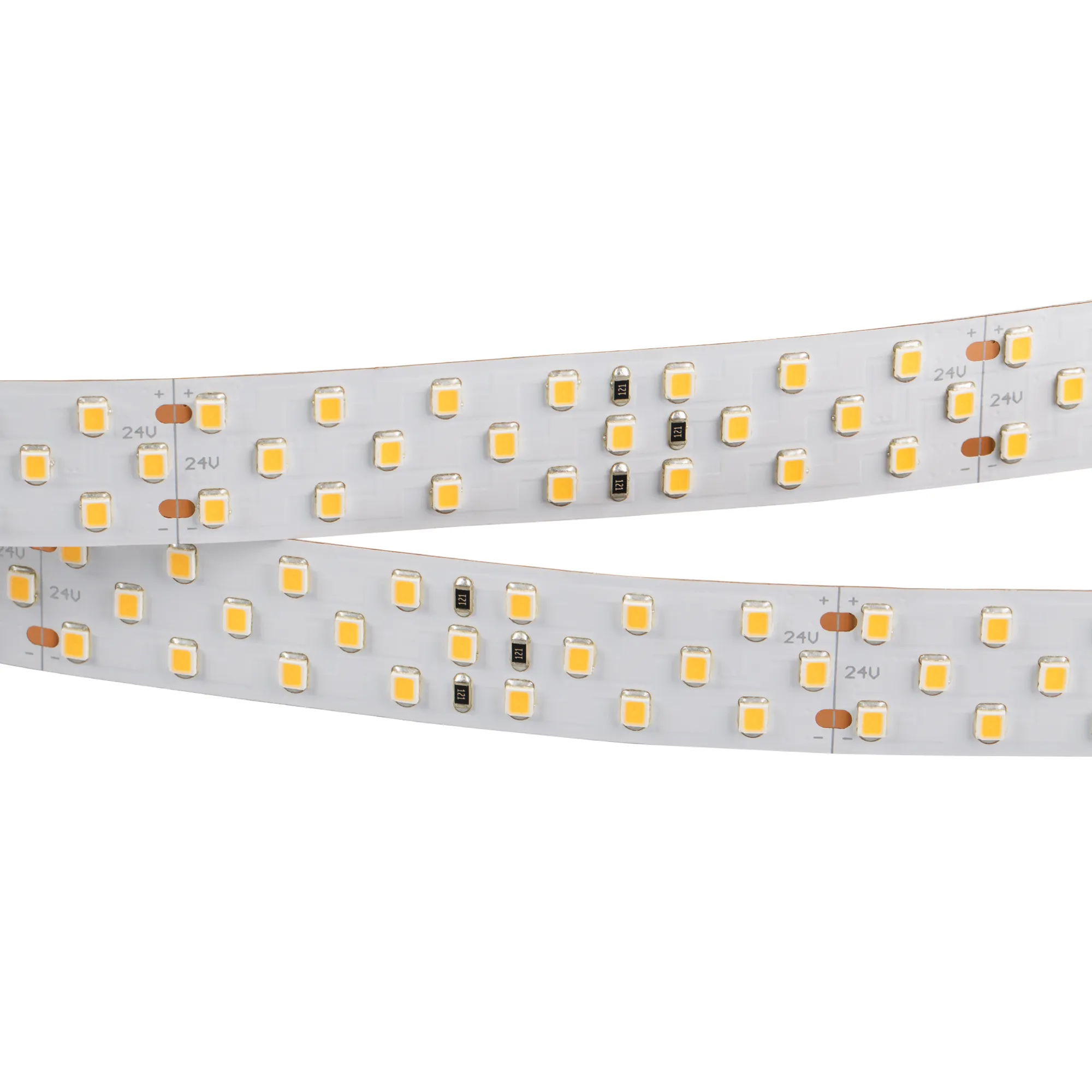 Лента светодиодная RT 2-5000 24V Warm2700 3x2 (2835, 1260 LED, LUX) (Arlight, 27 Вт/м, IP20) - изображение товара