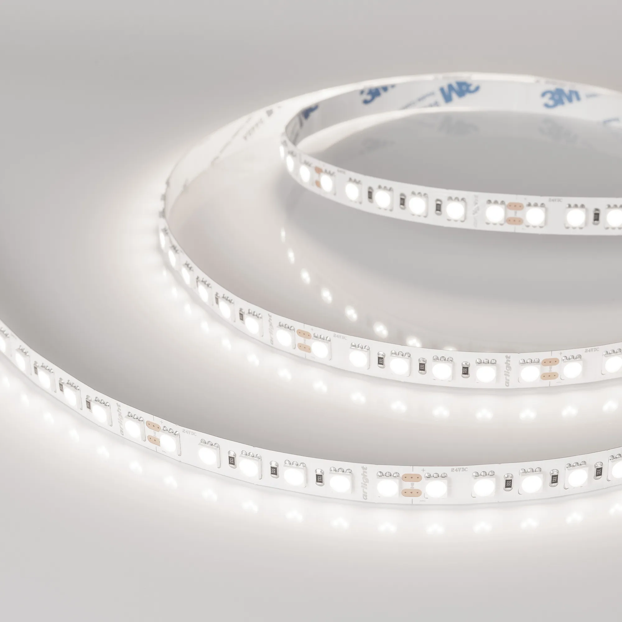 Лента светодиодная RT-B96-10mm 24V Day5000 (23 W/m, IP20, 5060, 5m) (Arlight, Открытый) - изображение товара