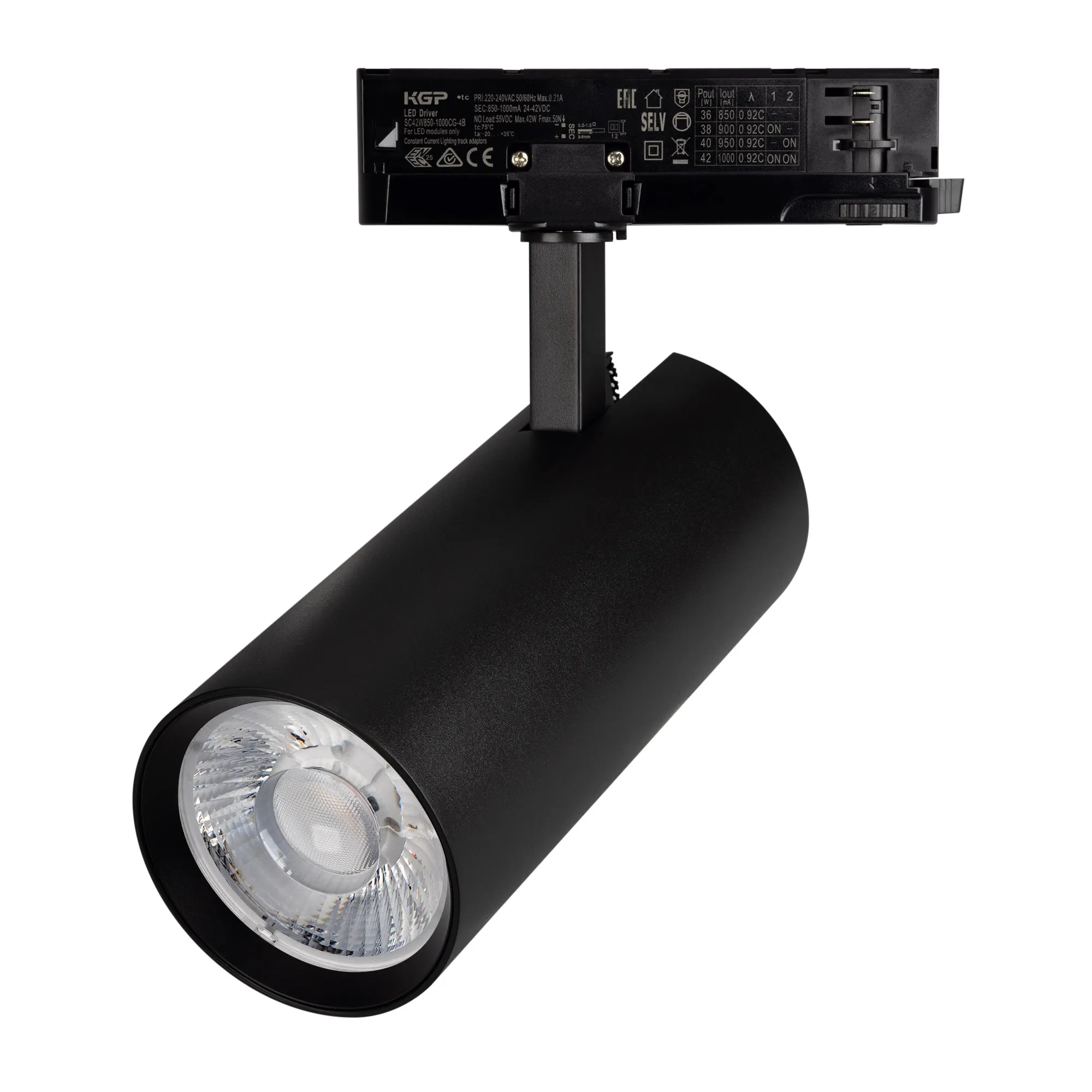 Светильник LGD-GERA-4TR-R90-40W Warm3000 (BK, 36 deg, 230V) (Arlight, IP20 Металл, 5 лет)