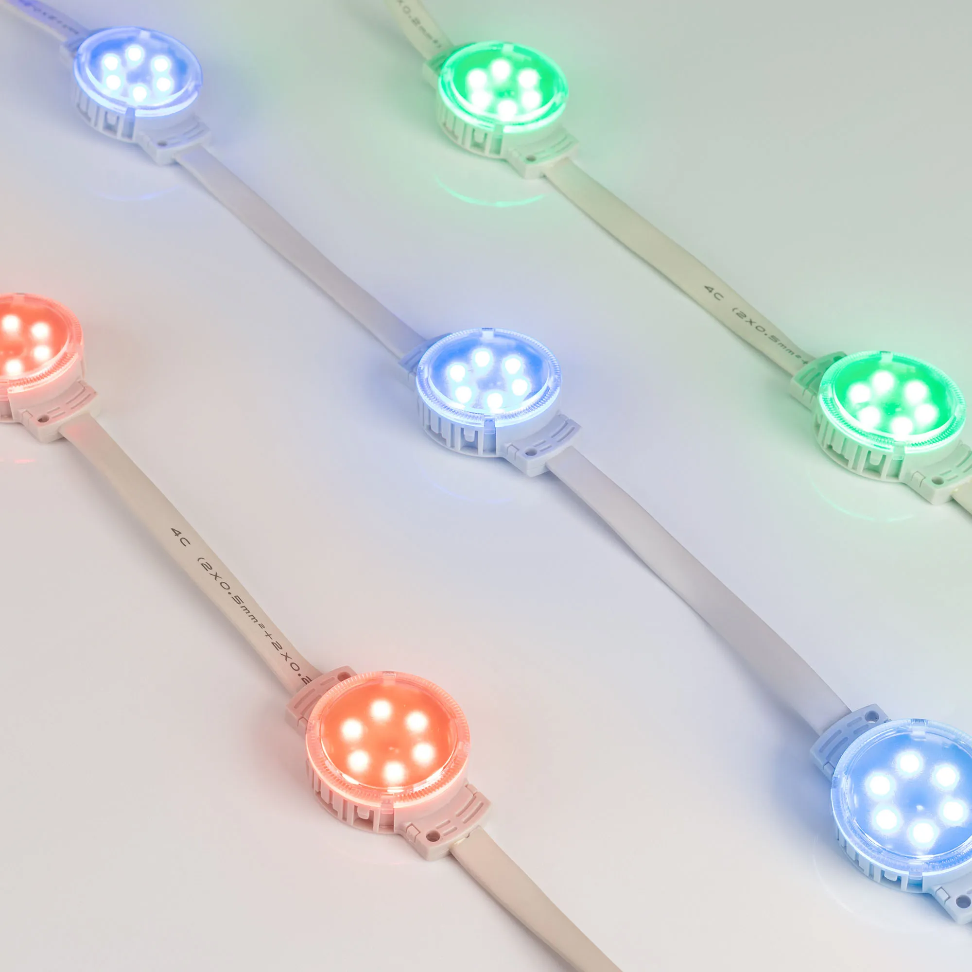 Модуль управляемый SPI-F6-D40 24V RGB-RAM-Auto (1.25W, IP68, 120 deg) (Arlight, Пластик, 3 года) - изображение товара