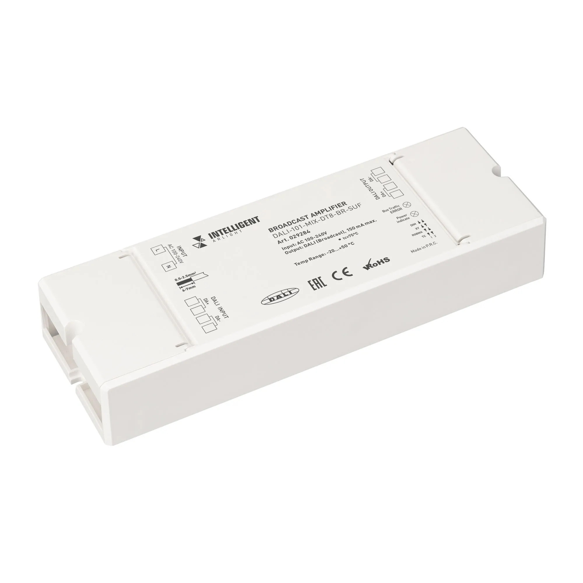 INTELLIGENT ARLIGHT Усилитель DALI-101-MIX-DT8-BR-SUF (DALI bus, 230V) (IARL, -) - изображение товара